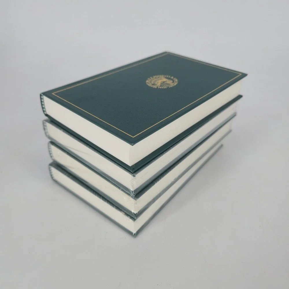 Lakeside Classics R.R. Donnelley 4 Book Lot Green Hardcover Sealed 2012-2015 7x5